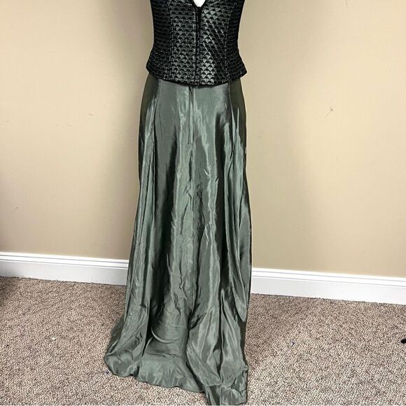 Scott McClintock green formal two piece dress Sz 2 - Picture 12 of 12